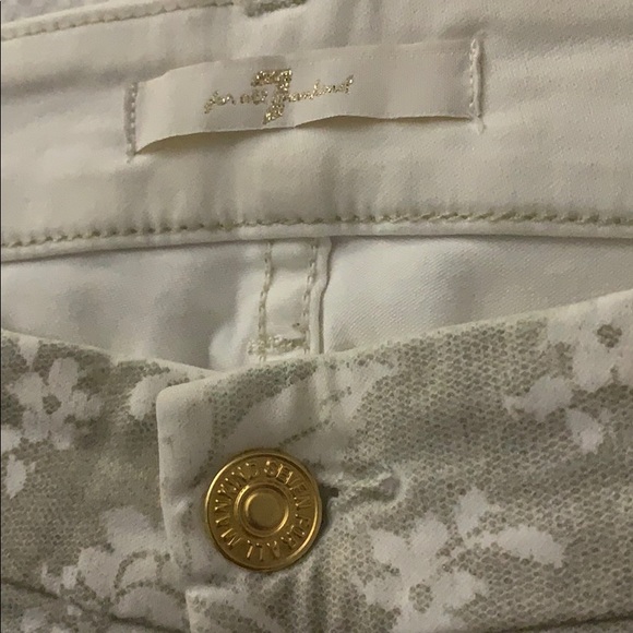 7 for all mankind, flower print jeans - Picture 3 of 4